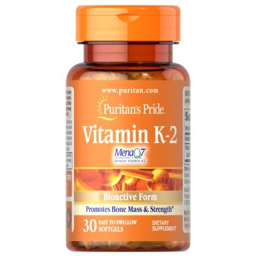 Puritan's Pride Vitamine K2 50 mcg 30 Softgels 17875