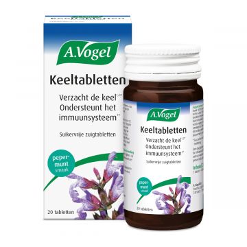 A. Vogel Keeltabletten 20 suikervrije zuigtabletten