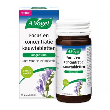 A. Vogel Focus en concentratie kauwtabletten 28 stuks