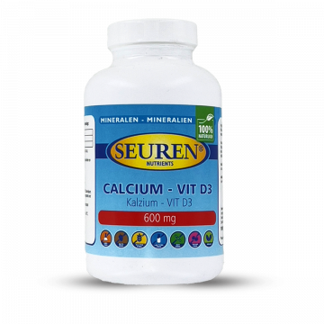 Seuren Nutrients Calcium 600 mg D3 100 Tabletten