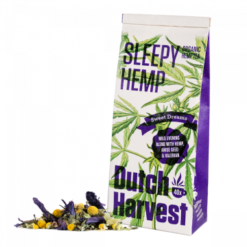 Dutch Harvest Sleepy Hemp Tea 40 kopjes hennepthee per pak