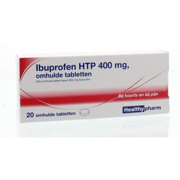 Healthypharm Ibuprofen HTP 400 mg 20 omhulde Tabletten