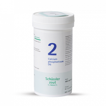 Schussler zout Pfluger nr 2 Calcium Phosphoricum D6 400 Tabletten Glutenvrij