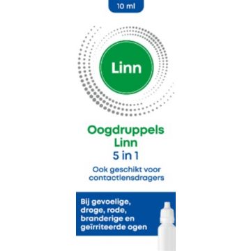 Linn Oogdruppels 5 in 1 euphrasia & HA druppels 10 ml 