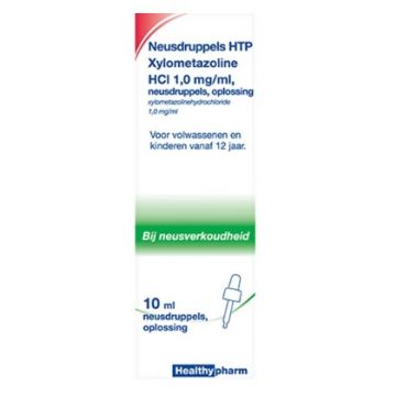 Healthypharm Neusdruppels Xylometazoline 10 ml