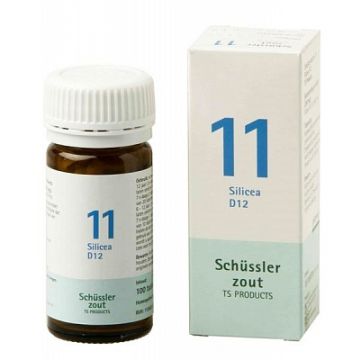 Schussler zout pfluger nr 11 Silicea D12 100 Tabletten Glutenvrij