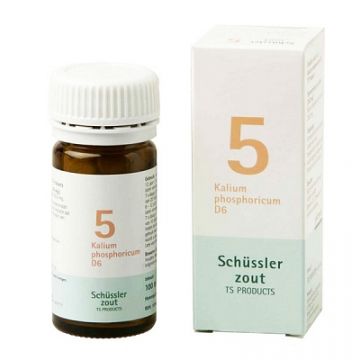 Schussler zout pfluger nr 5 Kalium Phosphoricum D6 100 Tabletten Glutenvrij