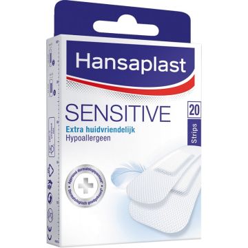 Hansaplast Sensitive pleister Extra Huidvriendelijk 20 strips