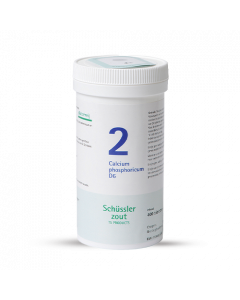 Schussler zout Pfluger nr 2 Calcium Phosphoricum D6 400 Tabletten Glutenvrij