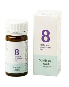 Schussler zout pfluger nr 8 Natrium Chloratum D6 100 tabletten Glutenvrij