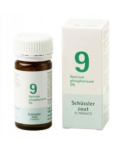 Schussler zout pfluger nr 9 Natrium Phosphoricum  D6 100 Tabletten Glutenvrij